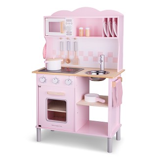 New Classic Toys - Kitchenette - Modern - Electric Cooking - Pink